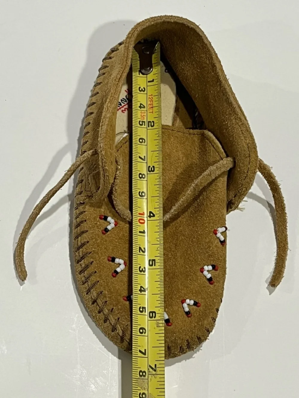 Vintage Minnetonka Leather Moccasins Small Kids Size 9 Shoes